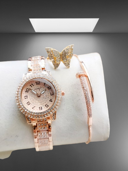 Ladies Jewellery Watch β Bracelet β Ring π - Image 3