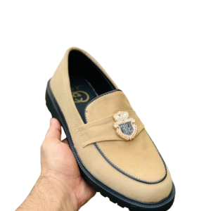 Men’s Slip-On Cream Classic Formal Loafers