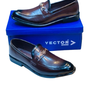 Men’s Slip-On Formal Shoes- Brown Crown