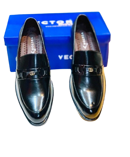 Men’s Slip-On Formal Shoes- Black Crown - Image 3