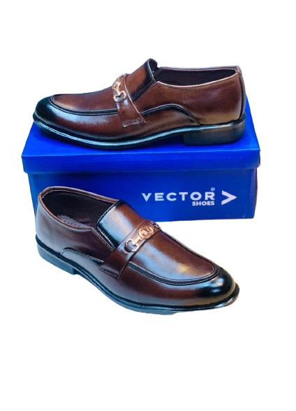 Men’s Slip-On Formal Shoes- Brown V