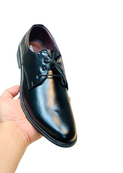 Men's Wingtip Formal Shoes - Black - Image 4