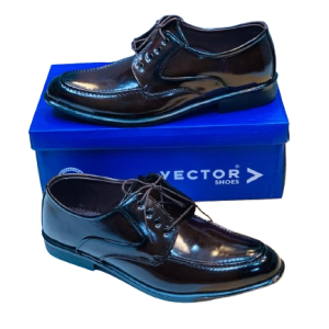 Derby Plain Formal Shoes – Shiny Brown