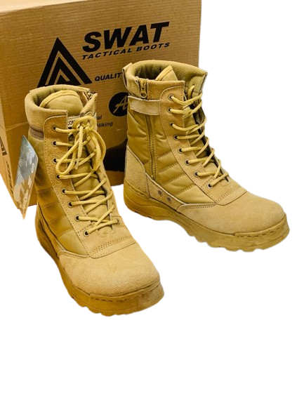 Combat Swat Hiking Tactical Boots – Desert Brown - Image 3