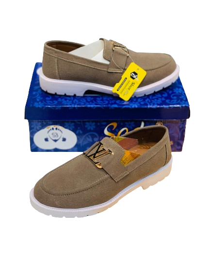 Men’s Chunky Casual Shoes- Ash Grey - Image 2