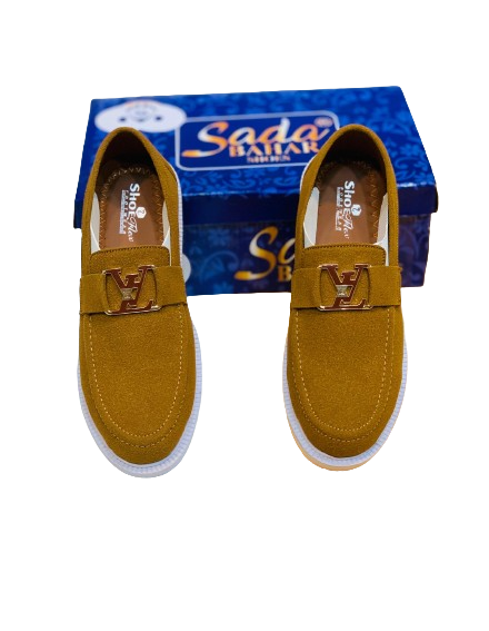 Men's Chunky Casual Shoes- Mustard - Image 3