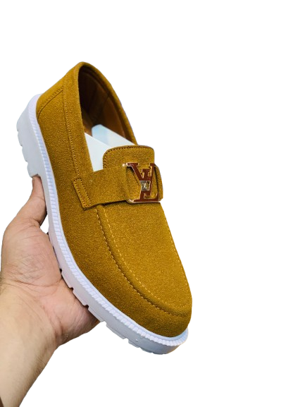 Men's Chunky Casual Shoes- Mustard