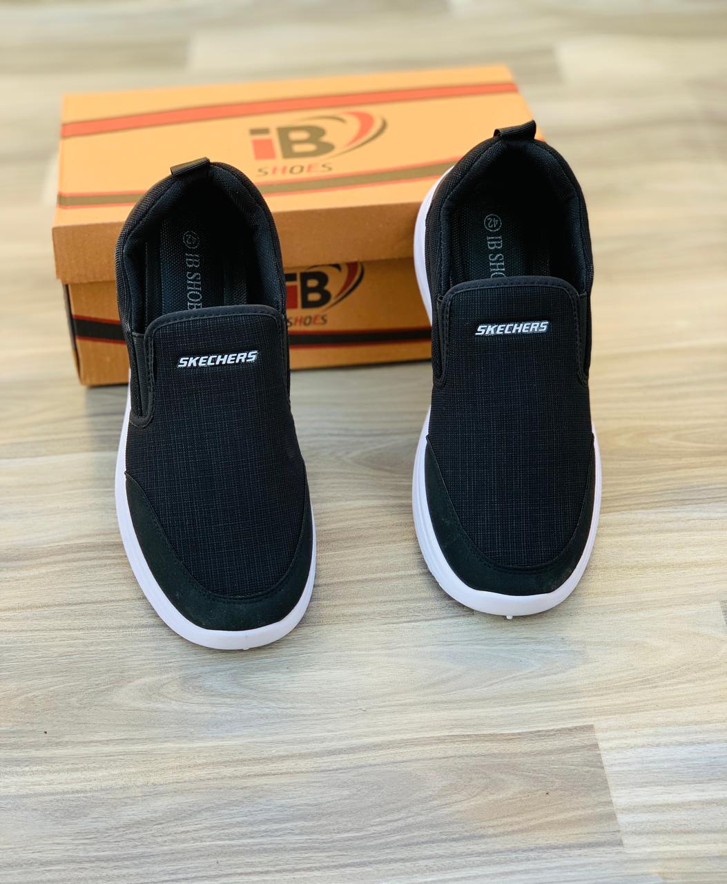 Sports Slip-On Casual Shoes Black - Image 2