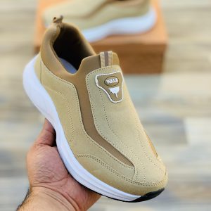 WALK Slip-On Casual Shoes Cream